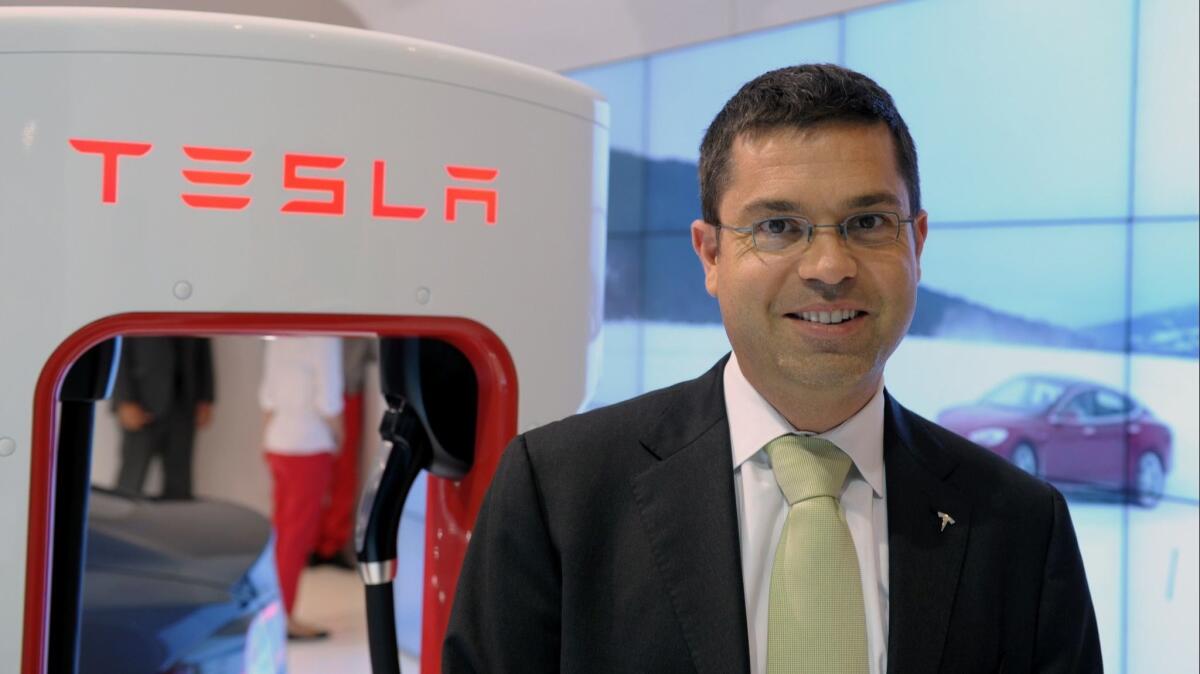 Jerome Guillen, who has been promoted to automotive president at Tesla, is known as a skilled multitasker.