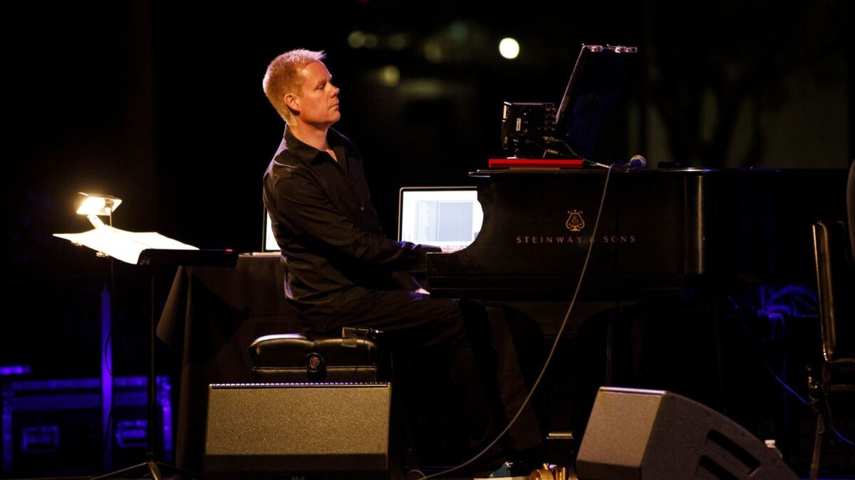 Max Richter performs "Sleep" in Grand Park.