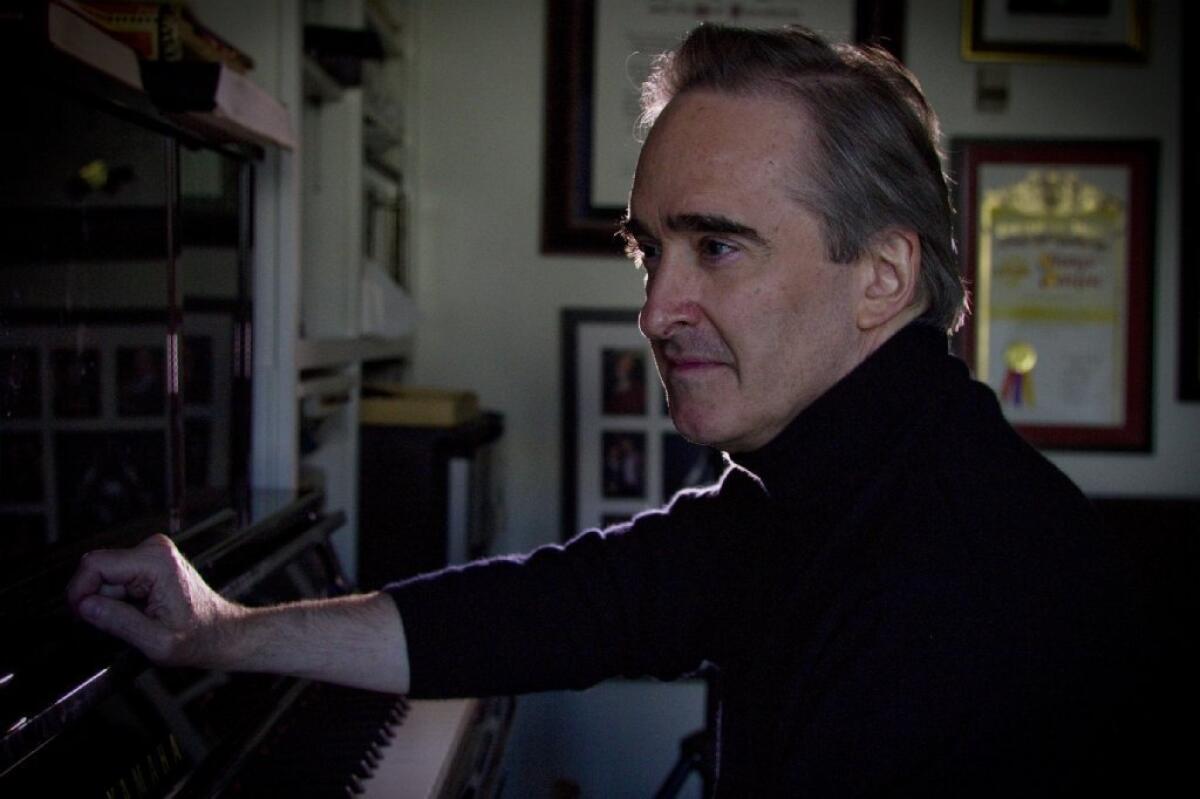 Conductor James Conlon in his office at the Dorothy Chandler Pavilion.