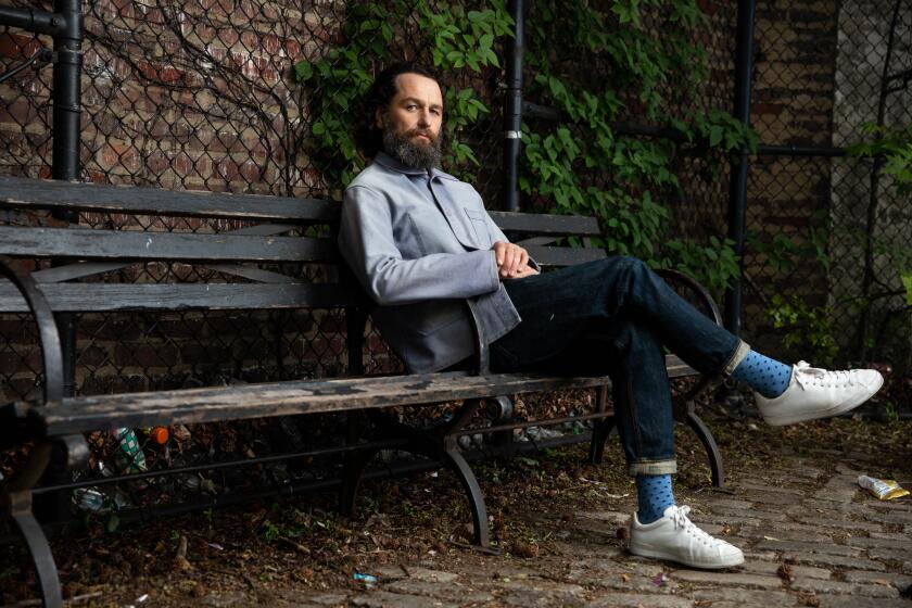 NEW YORK, NY - 5/28/21: Actor Matthew Rhys poses for a portrait on Friday, May 28, 2021 in Adam Yauch Park in the Brooklyn borough of New York City. Rhys stars in HBO's "Perry Mason" series. (PHOTOGRAPH BY MICHAEL NAGLE / FOR THE TIMES)