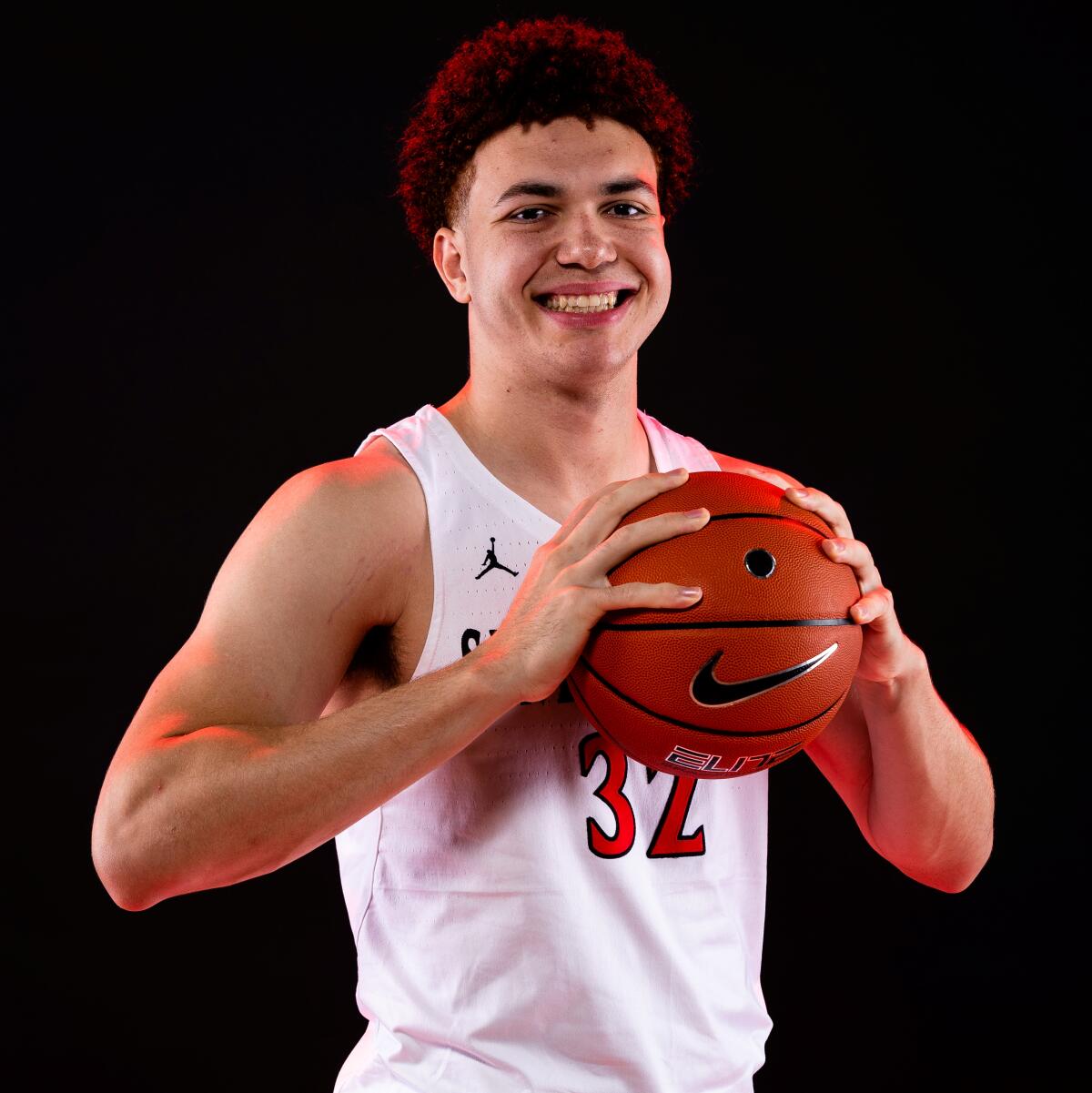 Aztecs basketball commit Elijah Saunders throws his weight around - The ...