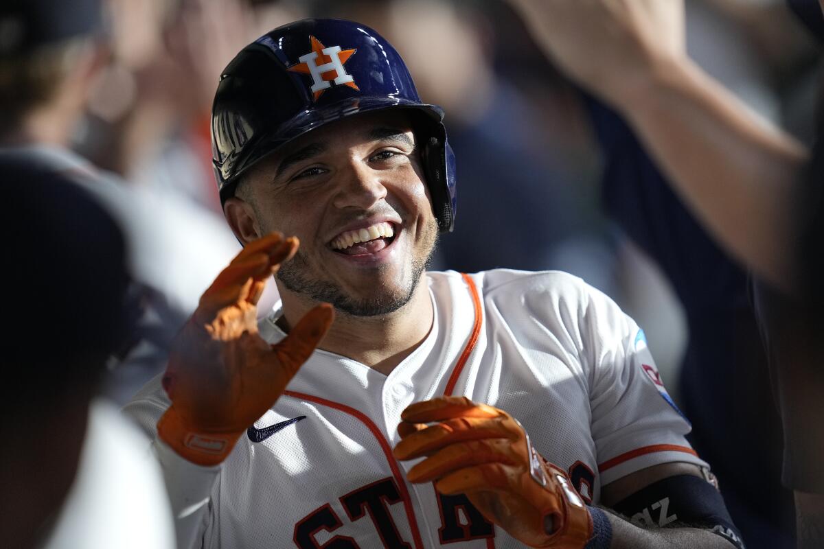 Peña has career-high 4 RBIs as Astros score season high in 17-4 rout of  Rays - The San Diego Union-Tribune