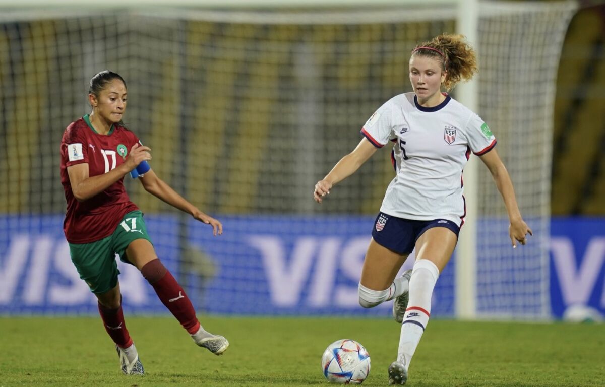 Ella Emri played for the U17 Women's National Team in the U17 World Cup in India last year.