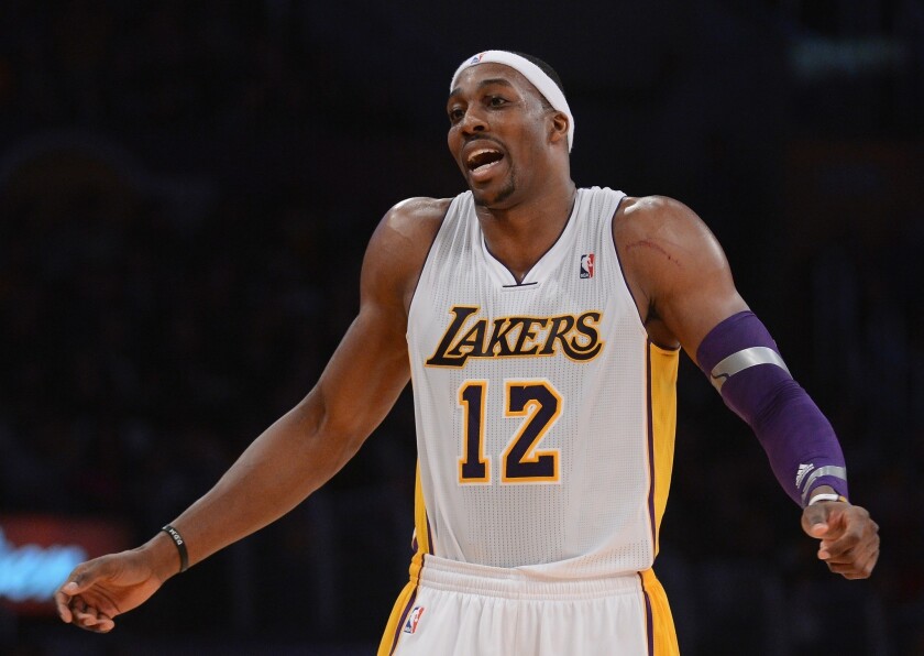 Dwight Howard didn't accomplish much in his one season with the Lakers.