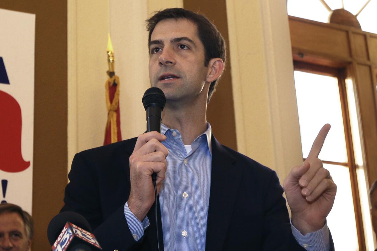 Four of the new senators likely to be elected, including Tom Cotton, the probable winner in Arkansas, have been endorsed by the zealously anti-tax Club for Growth.