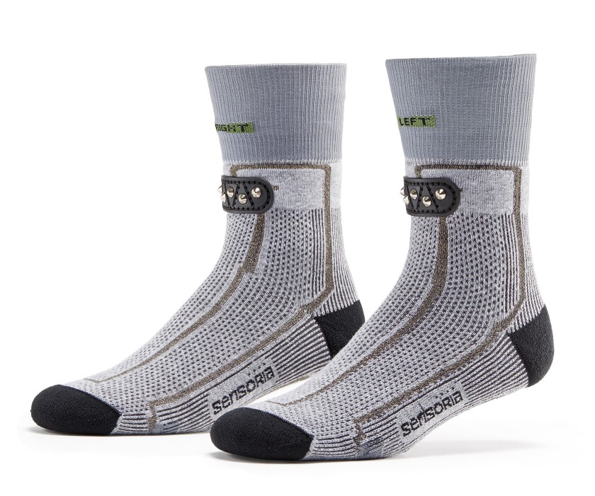 Sensoriaâ€™s smart socks come with embedded sensors and GPS that tell runners/walkers how their feet are landingâ€”heel or forefoot? Normal or over-pronation? â€“ and also provides cadence and maps your route.