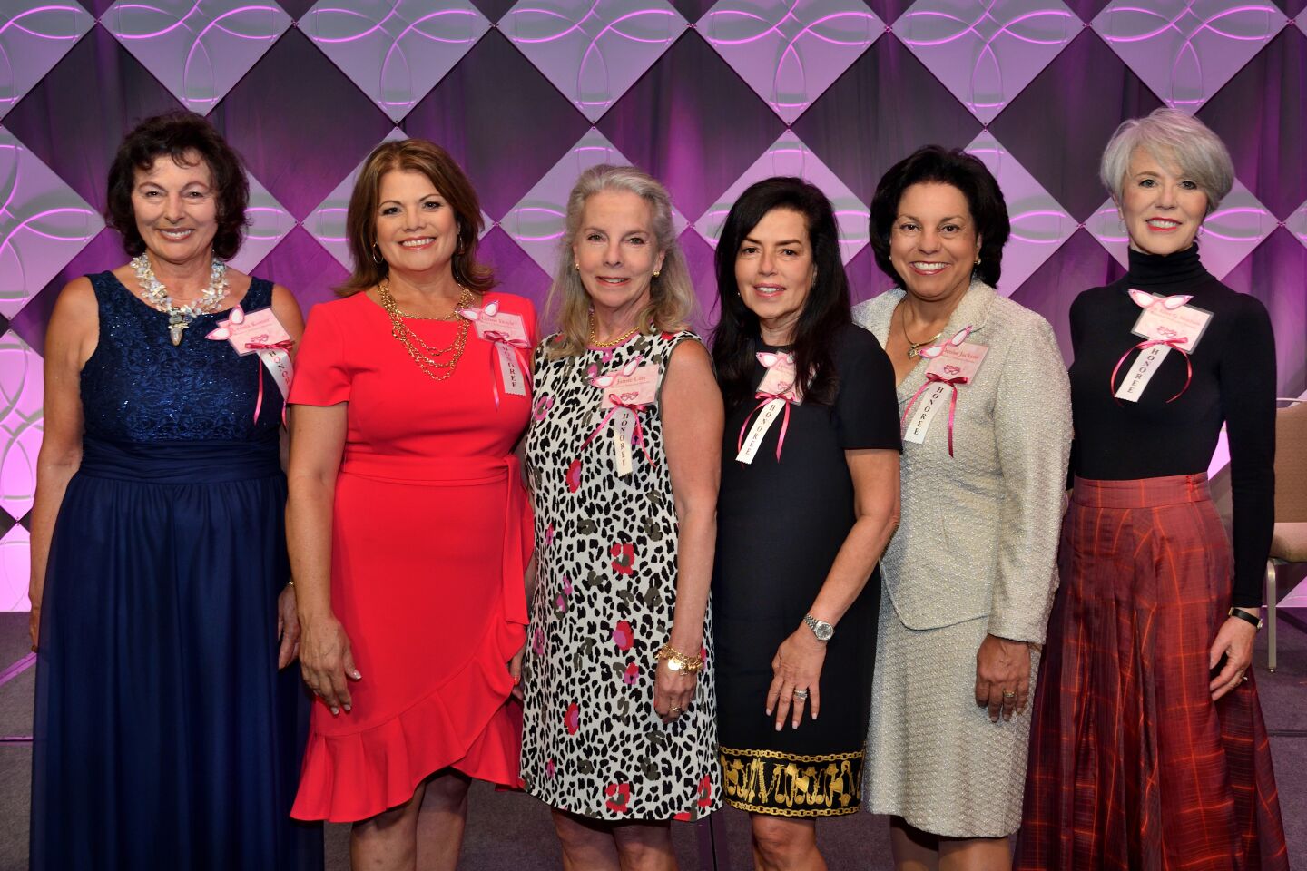 "Women of Vision" honorees Ursula Kuster, Lynne Doyle, Jamie Carr, Deborah Marengo, Denise Jackson and Ellen Moxham