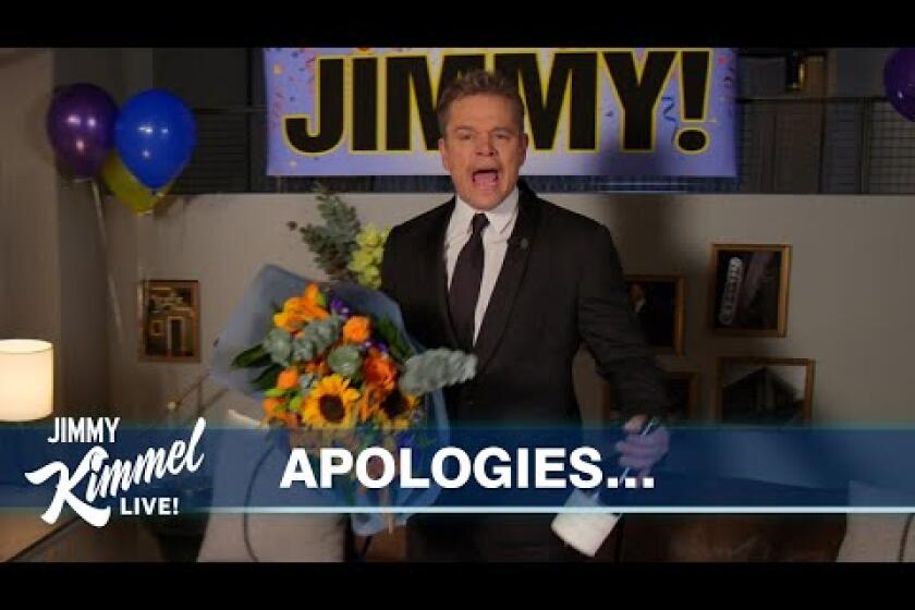 Matt Damon Gets Bumped from Jimmy Kimmel’s 20th Anniversary Show