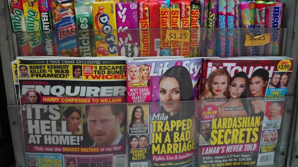 The National Enquirer has been sued by prominent figures and celebrities before. Most of the cases were settled out of court.