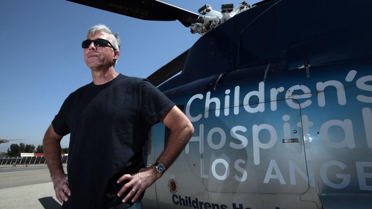 Part of the legacy left by Alan Purwin, shown in April 2012, is the free transportation services his company provides to patients of Children's Hospital Los Angeles. Purwin died in a crash on a film shoot in Colombia in 2015.