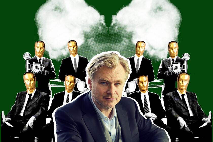 Illustration for the 12/7 Gold Standard column on Christopher Nolan.