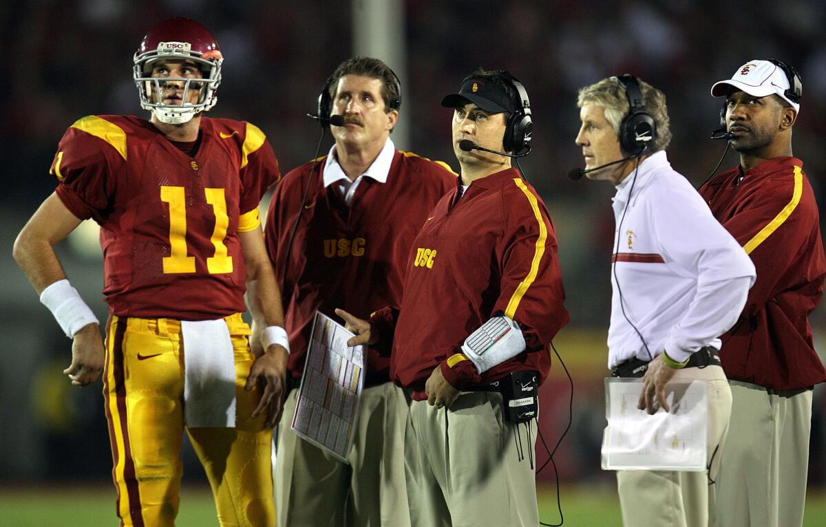 To be succesful in its next football coach hire, USC needs to break away from the Pete Carroll era.