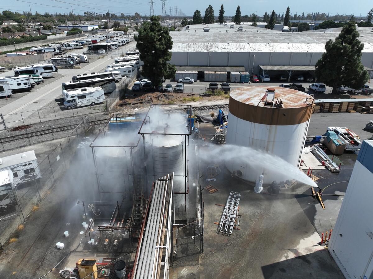 Garden Grove, CA, United States - May 22, 2026: Evacuation orders were reissued