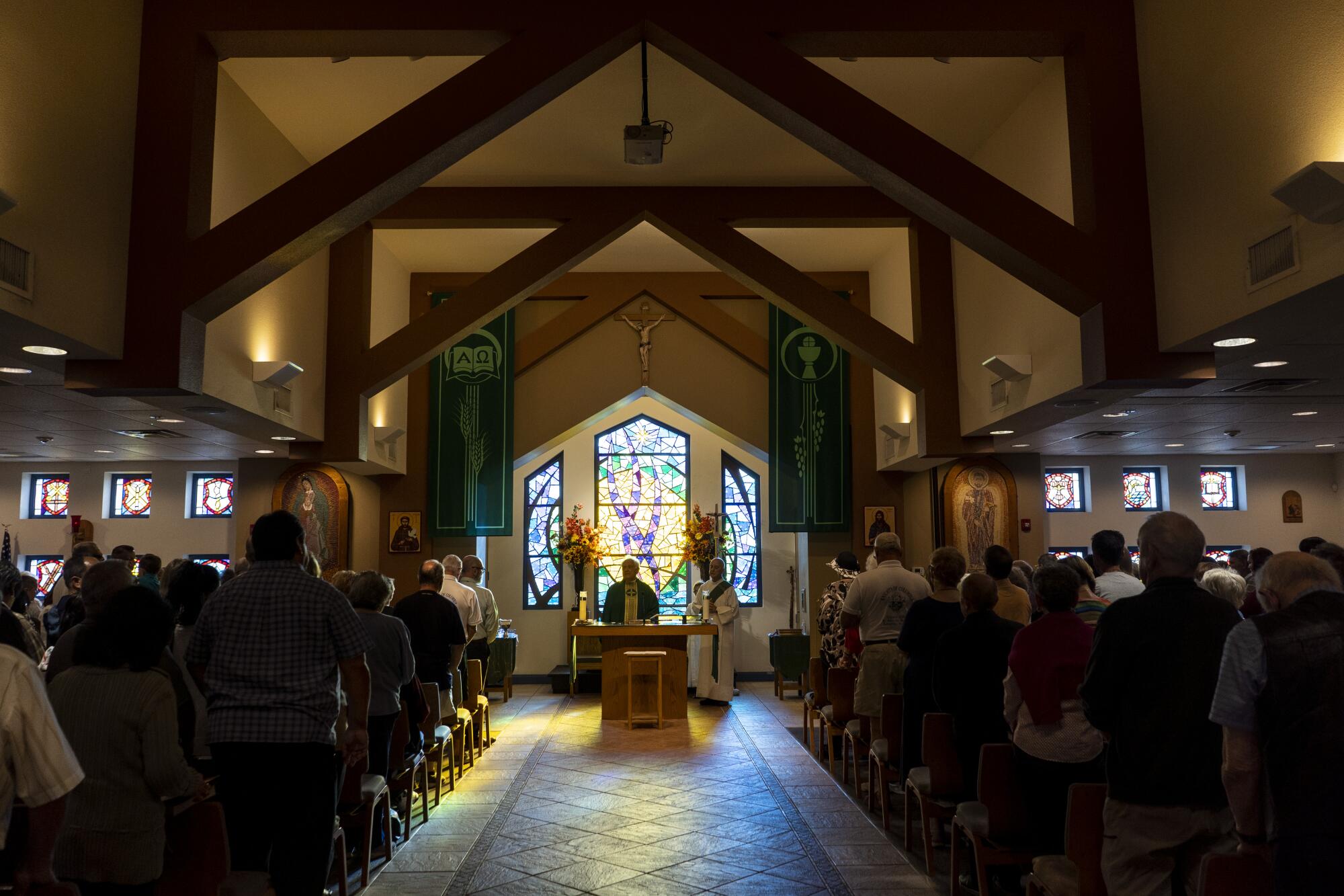 Mass at St. John the Baptist Catholic Church 