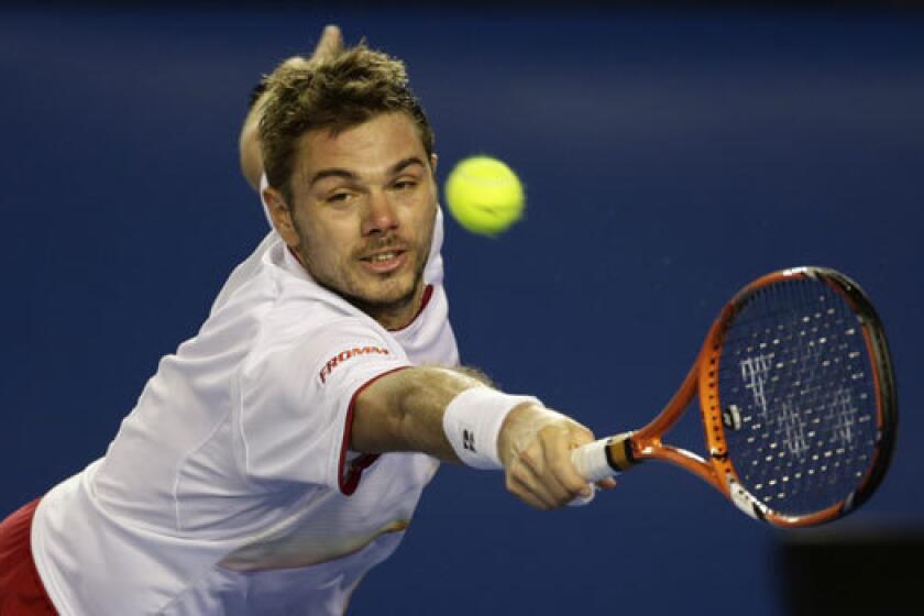 Stanislas Wawrinka defeated Tomas Berdych in the semifinal round of the Australian Open on Thursday in Melbourne.