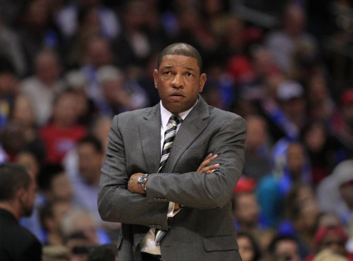 Clippers Coach Doc Rivers returns to Boston on Wednesday.
