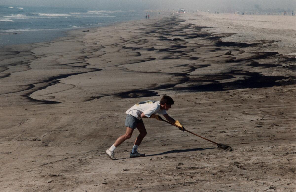 Oil spill cleanup