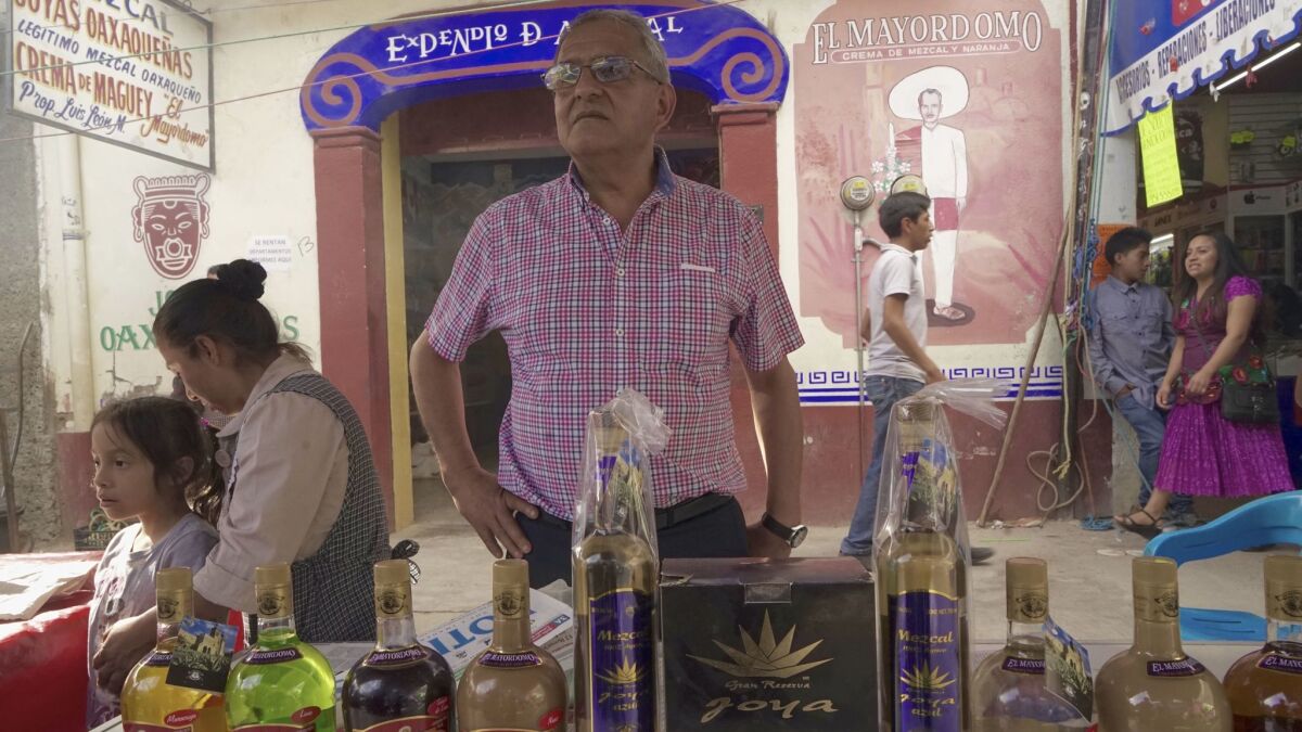 Luis Leon Monterrubio runs a company in Oaxaca, producing mescal, the signature liquor distilled from the maguey plant. Like other exporters to the U.S., he is worried about Donald Trump's threats to increase tariffs.
