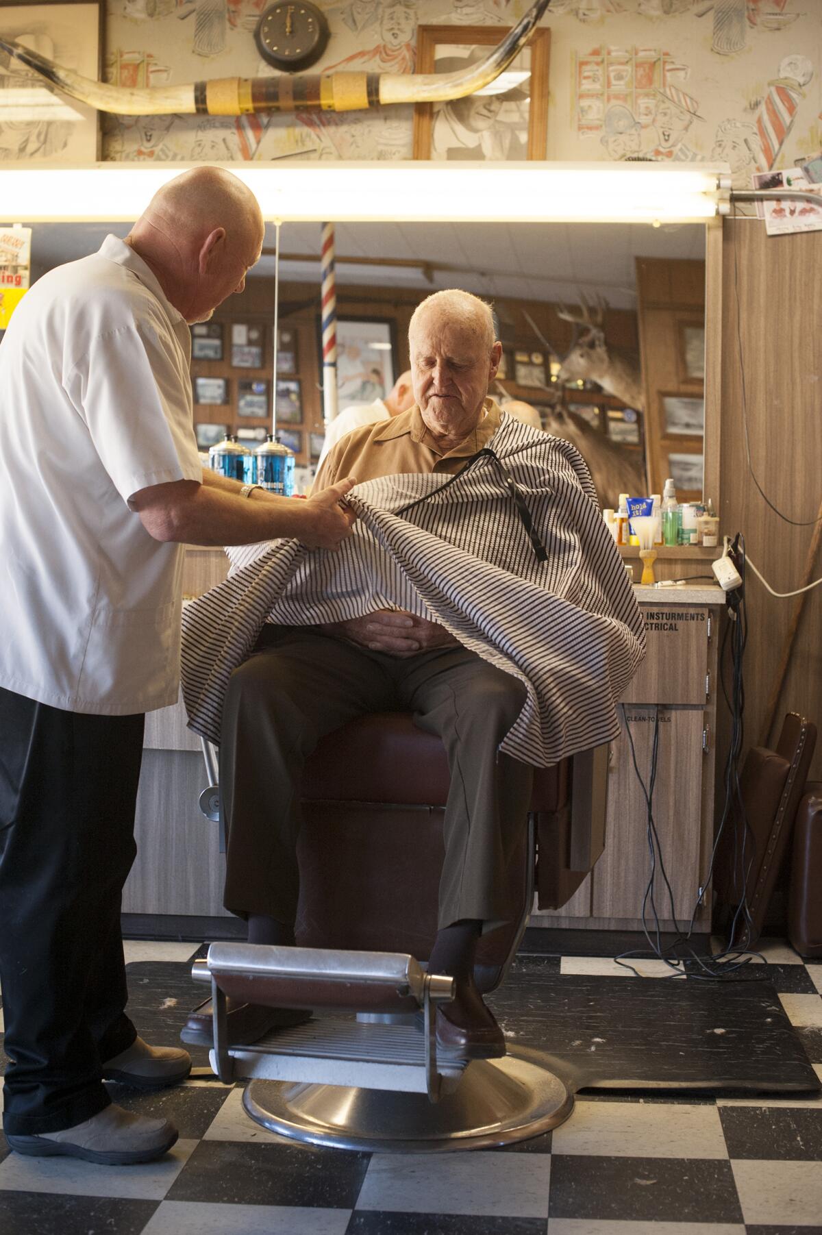 City Barbershop, Ramona, Calif.