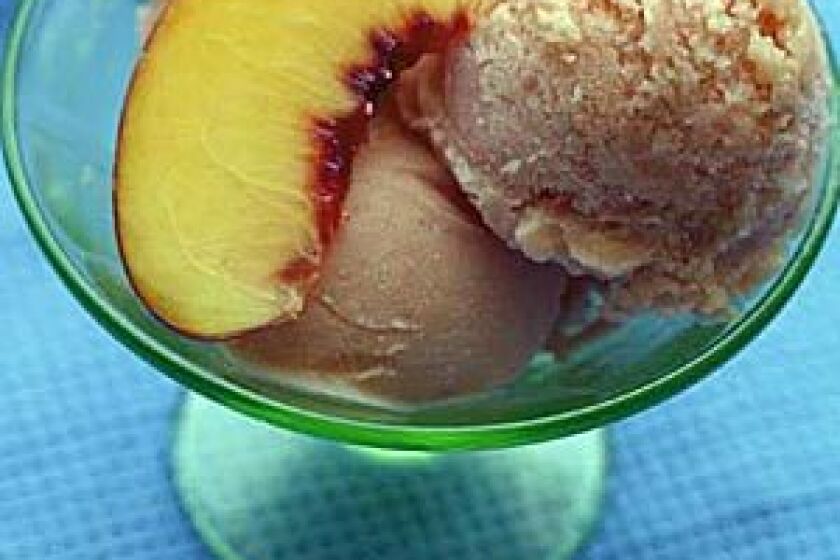 Using just three ingredients, peach gelato lets the fruits pure flavor shine in a refreshing finale. Better yet, it does it all without an ice-cream machine.