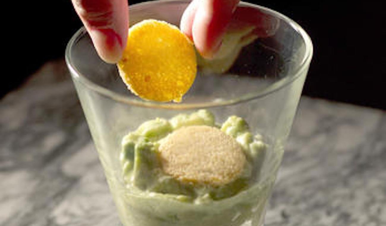 Recipe: Hackleback caviar with Hass avocado tartare and Melba toasts