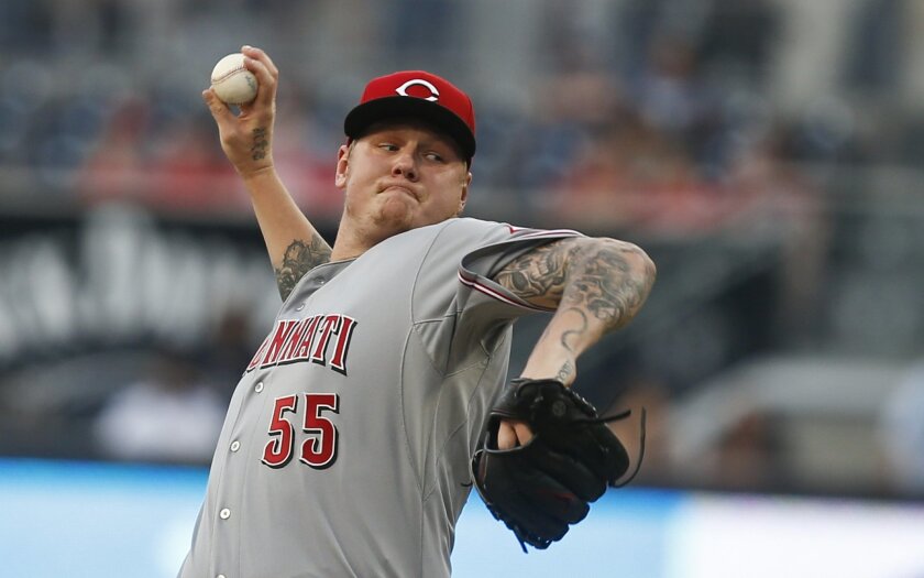 Reds Latos Is Sharp But Loses To Padres 1 0 The San Diego