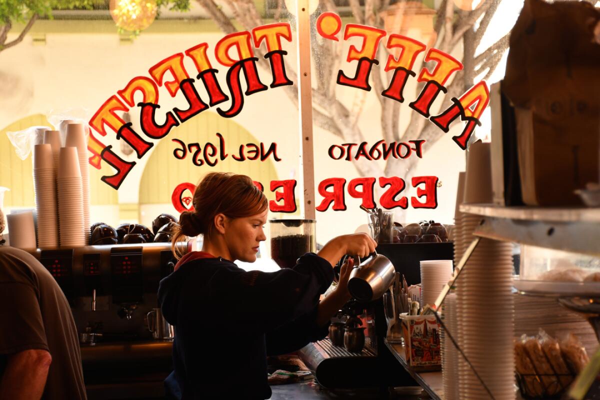 Caffe Trieste in North Beach in San Francisco claims it became the first espresso coffee house on the West Coast when it opened in 1956.