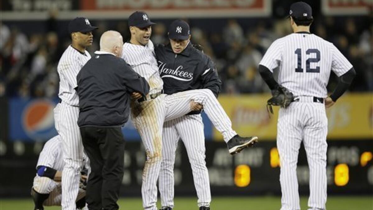 Granderson Stands Tall for Yankees, but Jeter Has to Sit Out Again