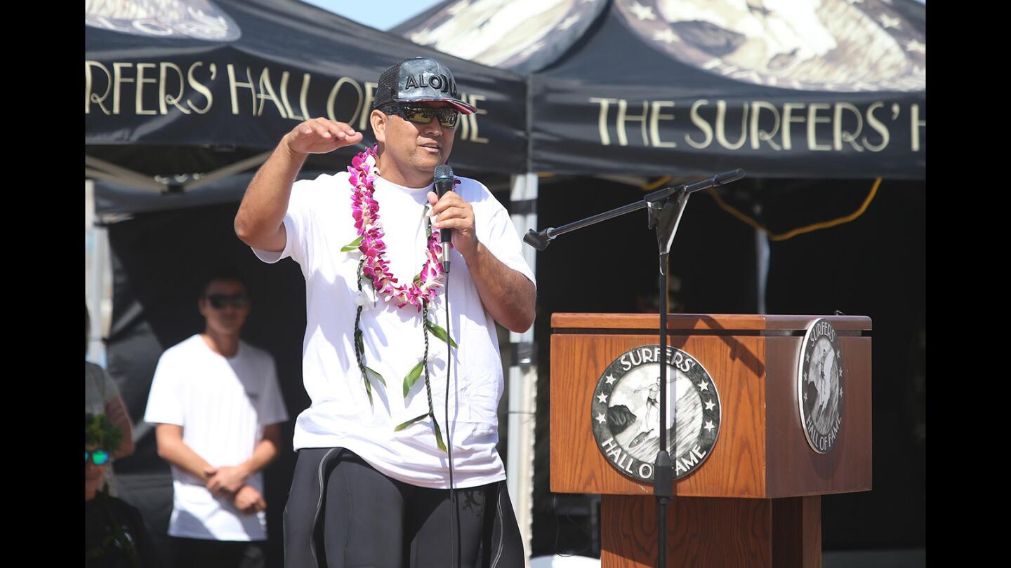 Memorial Paddle Out Ceremony for Sumo Sato