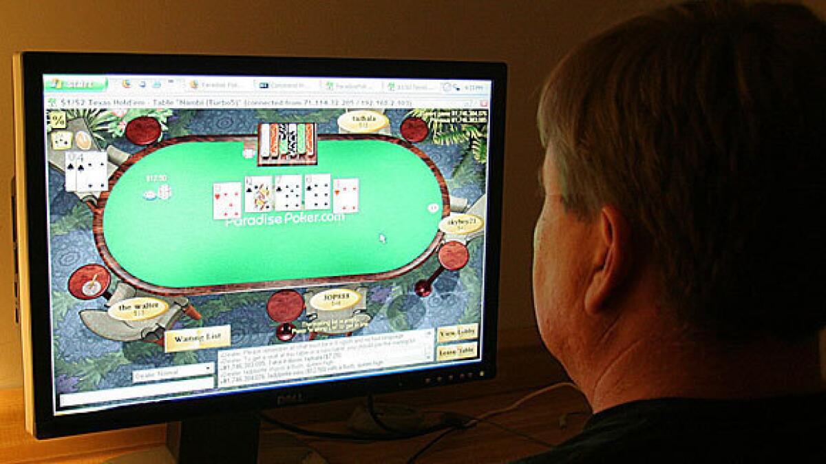 Some states are scrambling for a share of online gambling revenue.