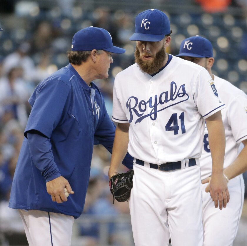 Danny Duffy roughed up by as Royals lose 10-3 - The San Diego Union-Tribune