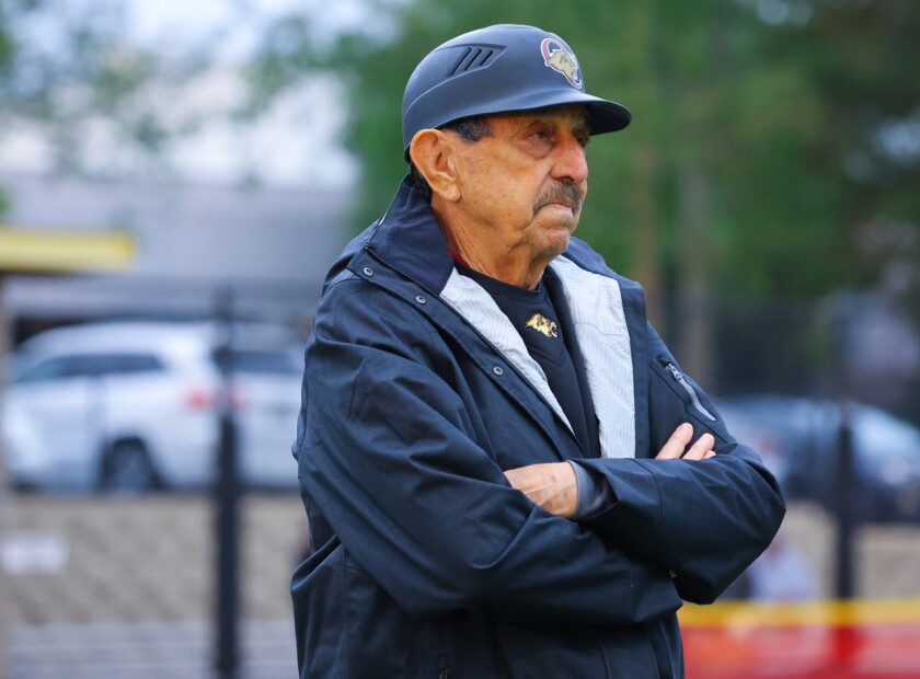 Oaks Christian softball coach Pete Ackermann has his team at 26-0.