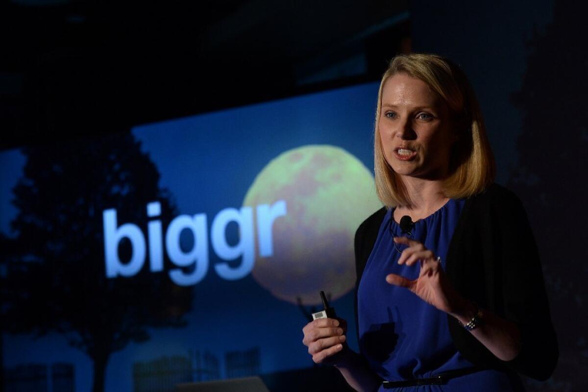 Chief Executive Marissa Mayer is charged with staging Yahoo's comeback.