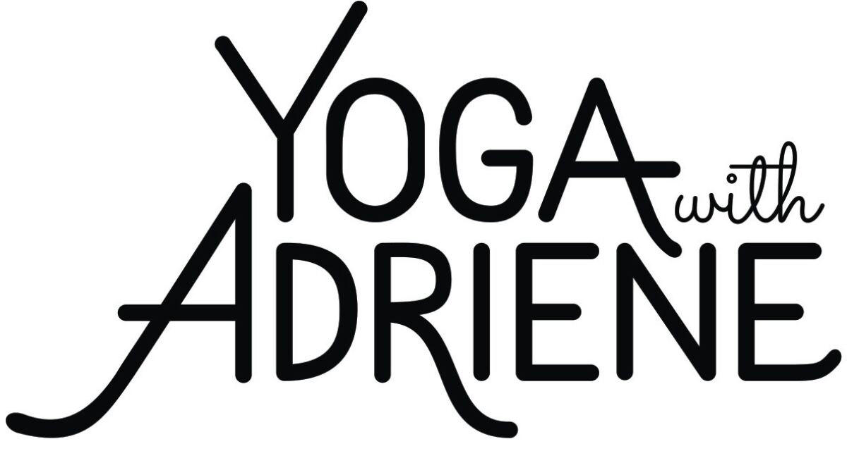 "Yoga with Adriene" logo.