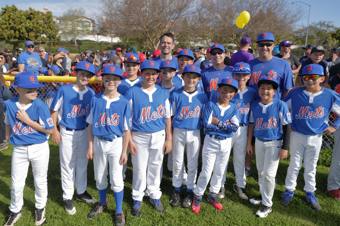 Mets at the Del Mar Little League Opening Day