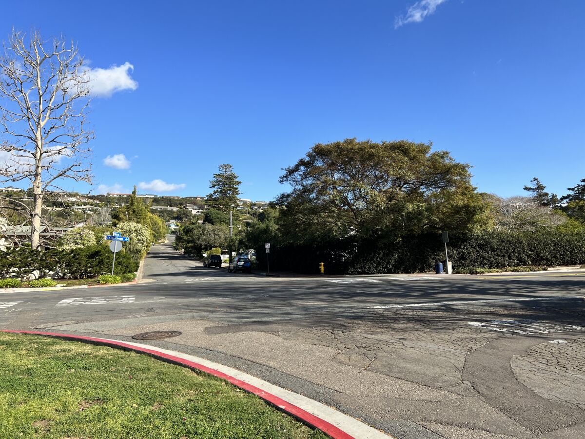 The intersection of Vallecitos and La Jolla Shores Drive is slated for a crosswalk with flashing beacons.