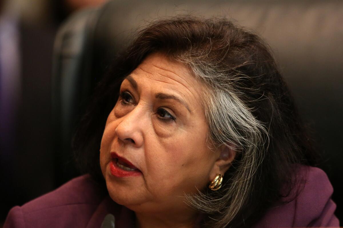 Soon to be termed-out Los Angeles County Supervisor Gloria Molina in 2013.