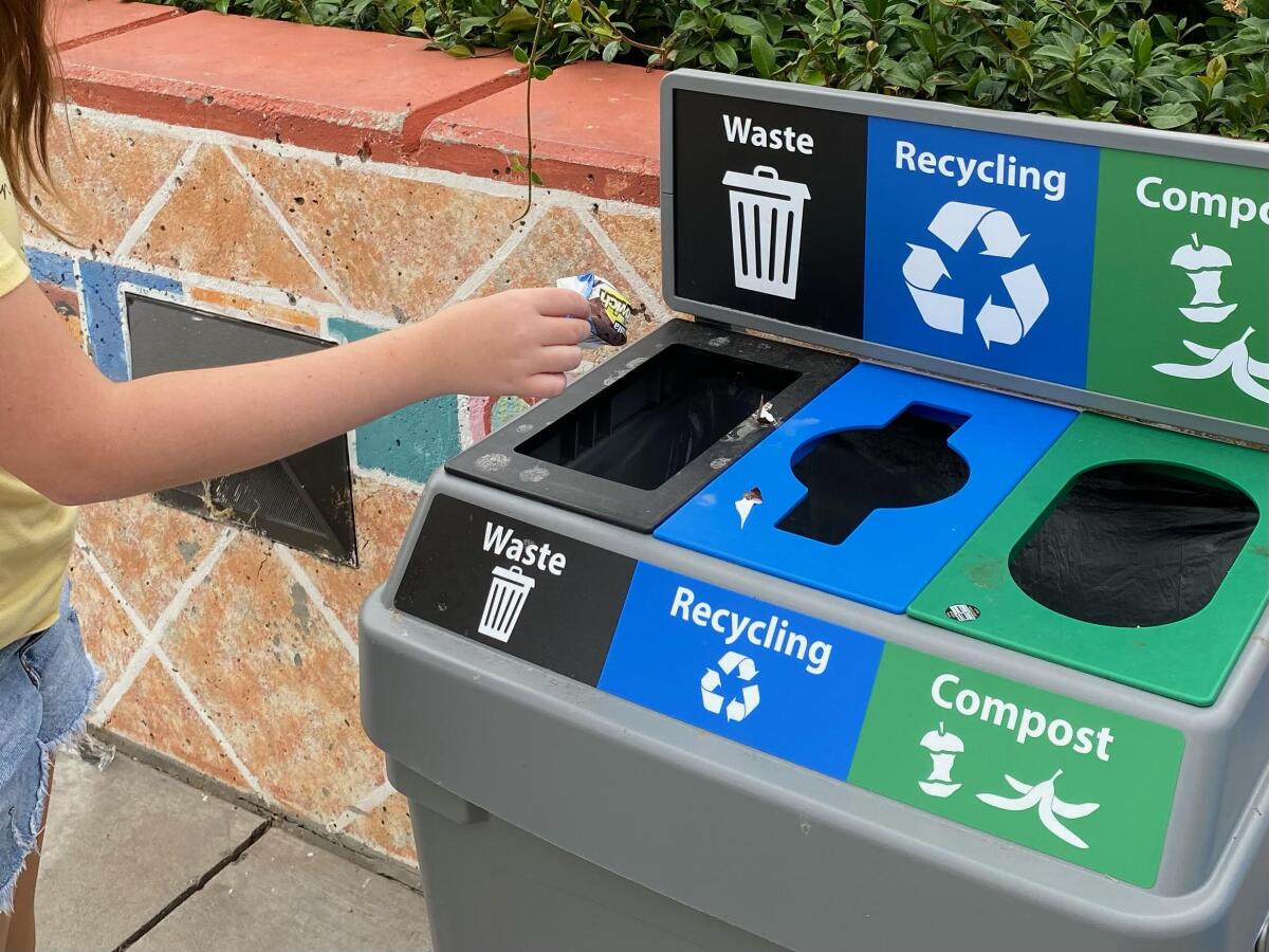 Poway Unified schools begin sorting compost waste in a pilot recycling  program - Pomerado News