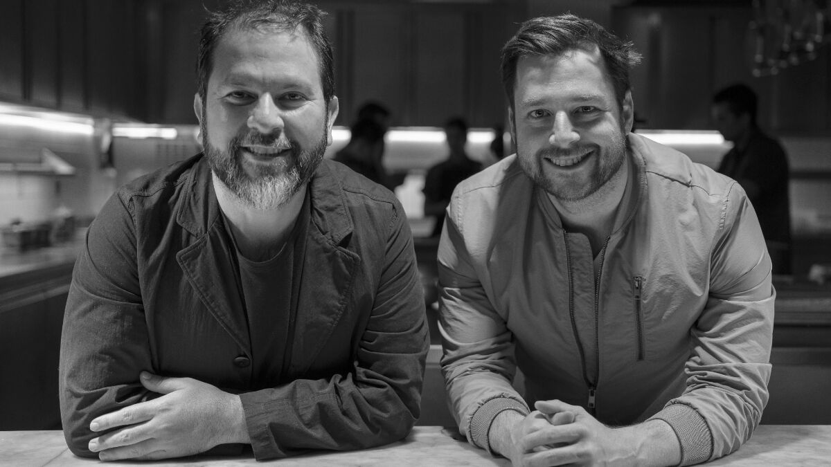 Mexican chefs Enrique Olvera, left, and Santiago Perez are creating a new contemporary Mexican restaurant for the Wynn Las Vegas in 2020.