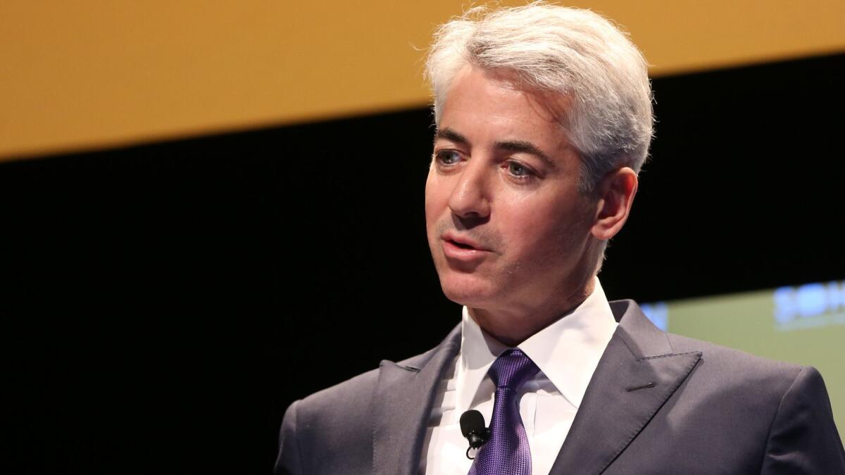 Bill Ackman, chief executive of Pershing Square Capital Management, at the Sohn Investment Conference in New York in 2015