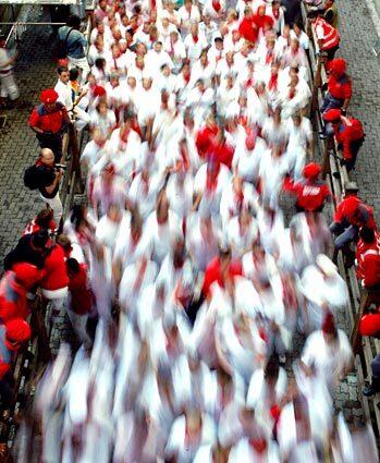 Running of the Bulls, Pamplona, Spain