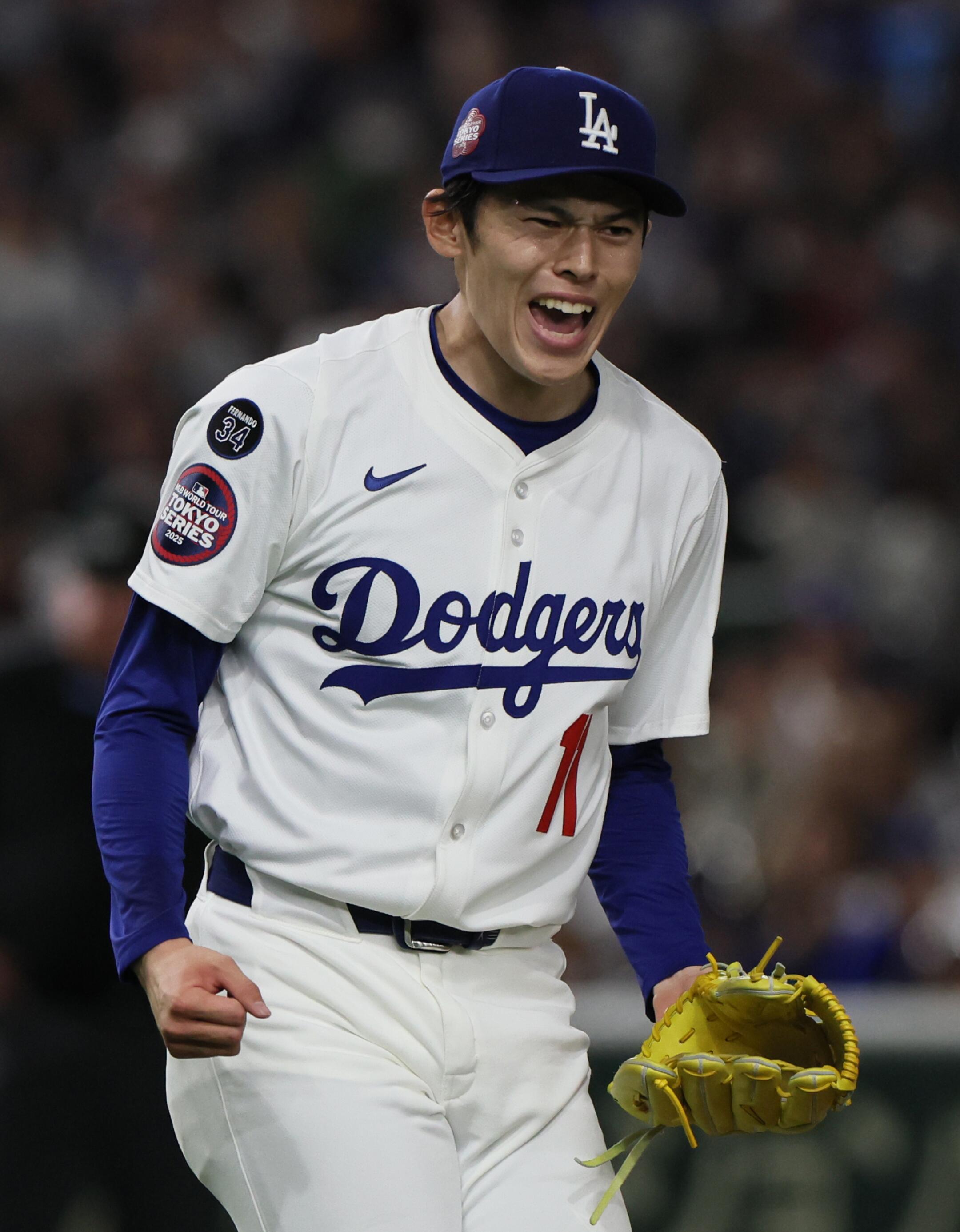 How did Roki Sasaki look during his Dodgers debut against Cubs? - Los ...