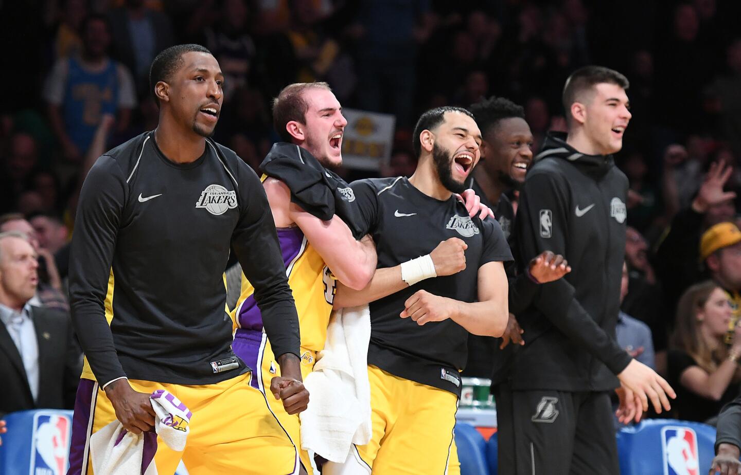 Lakers celebrate
