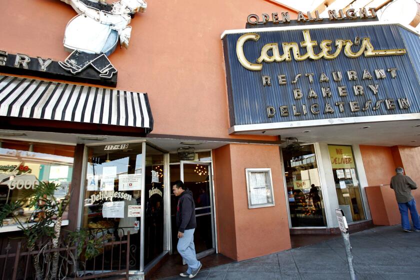 Canter's, on Fairfax Avenue.