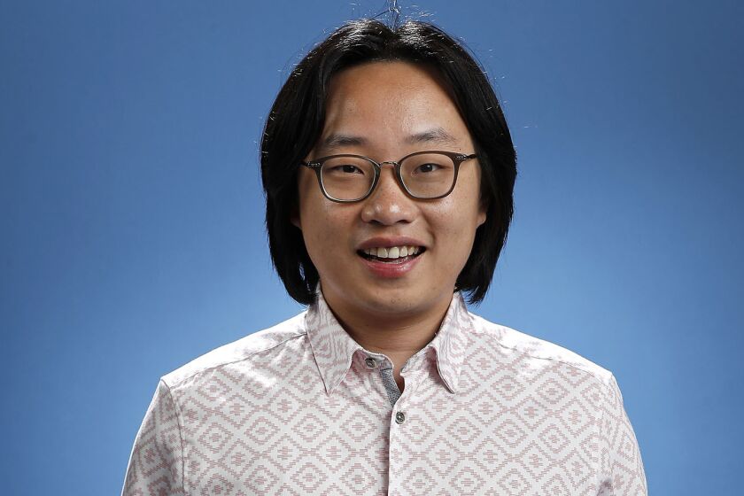 EL SEGUNDO, CA-JULY 26, 2018: Actor Jimmy O. Yang is photographed at the Los Angeles Times studio in El Segundo on July 26, 2018. Yang is one of the actors in the movie, "Crazy Rich Asians," the first Asian-led studio movie in 25 years. (Mel Melcon/Los Angeles Times)