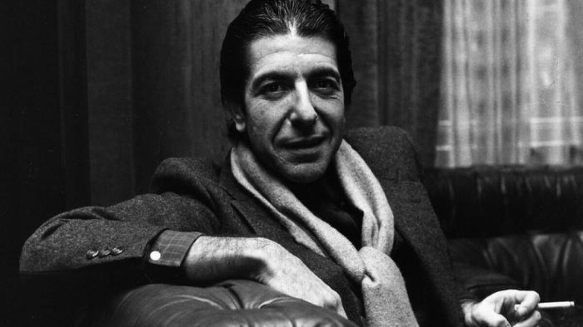 Singer-songwriter Leonard Cohen pictured in 1980.