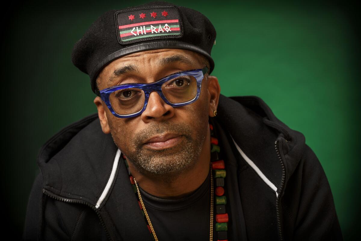 Director Spike Lee, photographed in Beverly Hills in November. The filmmaker says he won't attend this year's Oscars ceremony.