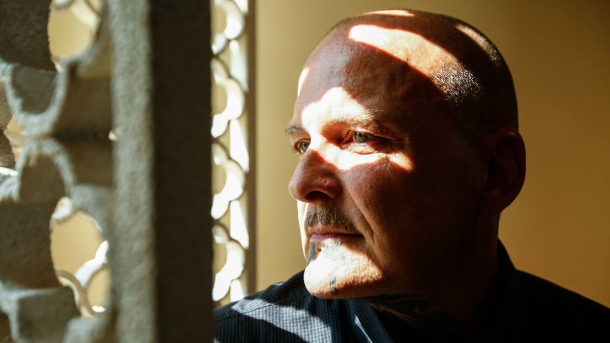 Artist Ron Athey in his Silver Lake home.