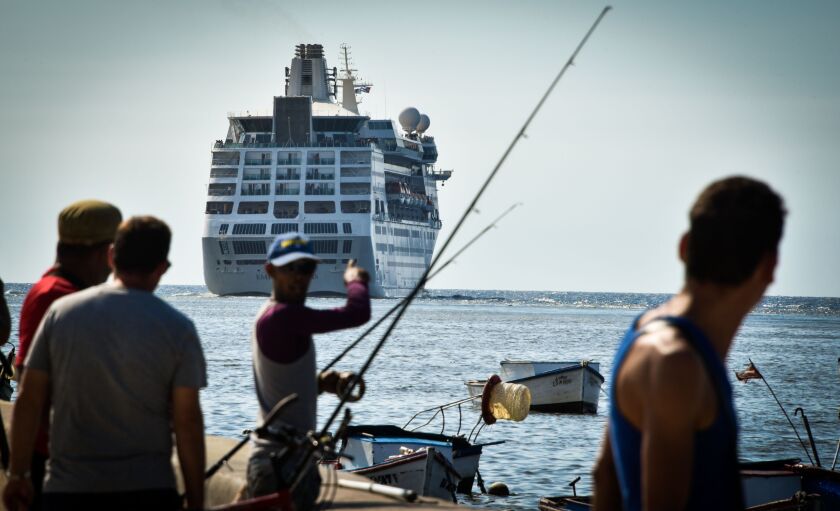 A Royal Caribbean cruise ship departs Havana in June after President Trump put an end to American cruise visits to Cuba.