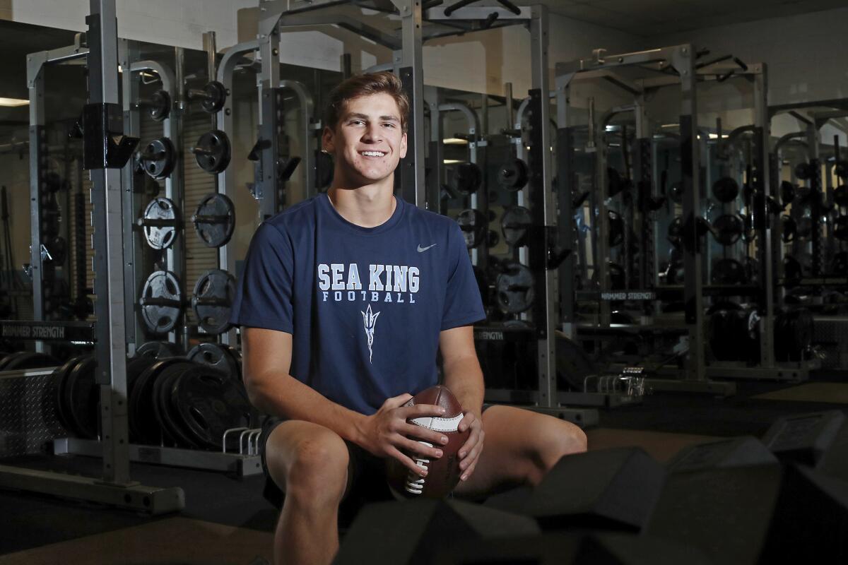 Corona del Mar linebacker Mason Gecowets has made a team-best 103 tackles this season.